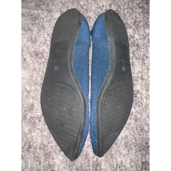 Rothy’s Deep Teal Python Points size 6 - Picture 2 of 5